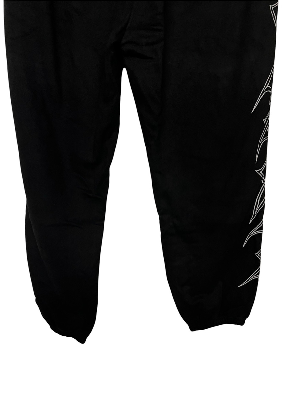 New Mary Wyatt Black Midnight Tribal Metal Sweatpants XL - Picture 3 of 11
